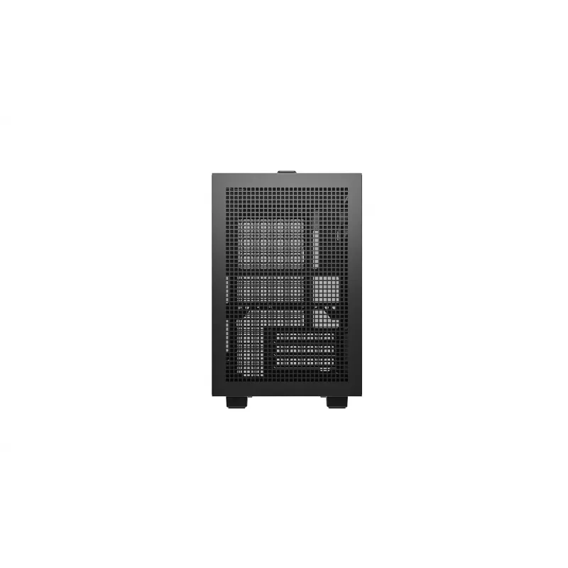 Computergehäuse DeepCool CH160 PLUS Small Form Factor SFF ATX/mATX, gehärtetes Glas, USB-C, Schwarz