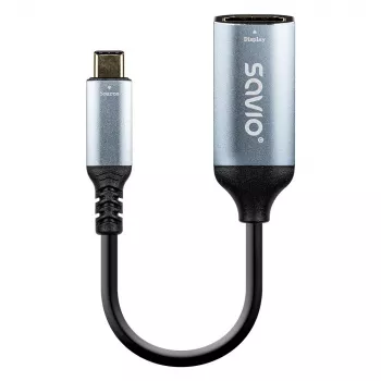 Savio Adapter USB-C (M) HDMI (f), 4K, 60Hz, Aluminium, AK-78