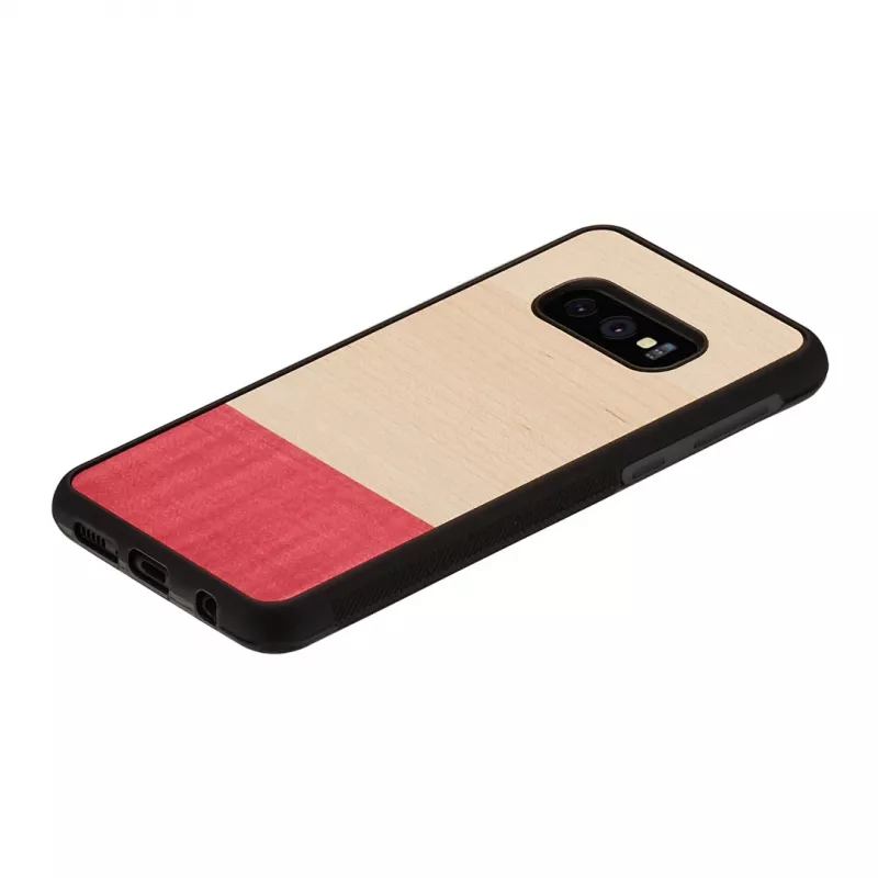 Smartphone-Hülle man and wood für Galaxy S10e – miss match Schwarz, schützende Hartschale