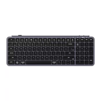 Keychron B2 Pro - US Layout - Ultra Low Profile Scissor - Space Grau Wireless Tastatur