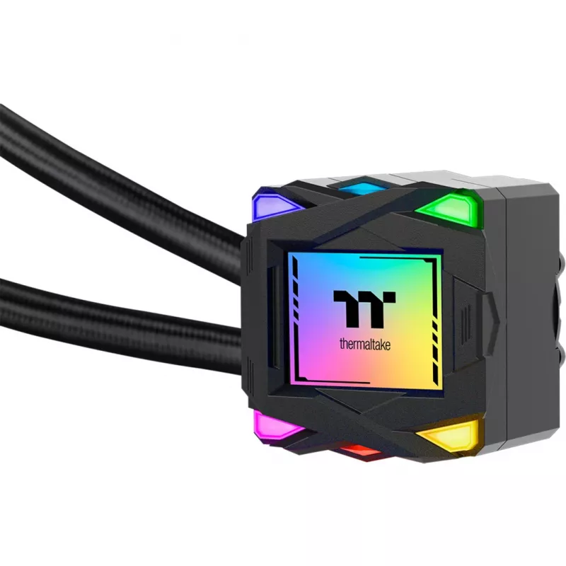 Flüssigkeitskühlsystem THERMALTAKE LA360 ARGB, 120-mm-Lüfter, 360 W TDP, schwarz