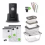 Caso Professioneller Hand-Vakuumierer mit Zubehör | Vacu OneTouch Pro Set | Leistung 20 W | Schwarz