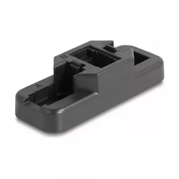 DeLOCK Keystone LSA Set RJ45 RJ11 Cat.6 schwarz Cliphalter