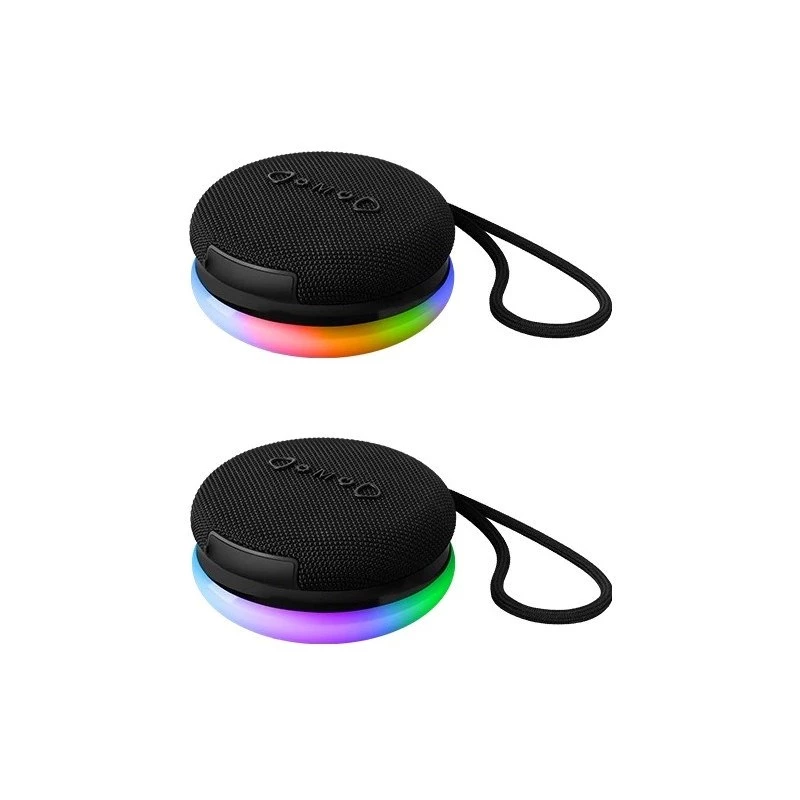 Tragbarer Bluetooth-Lautsprecher DEFENDER ENJOY 40 — 7 W RMS, Bluetooth 5.3, LED-Beleuchtung, LiPo-Akku, 9 h, schwarz