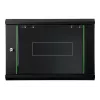 DIGITUS Dynamic Basic DN-19 16-U-EC-SW - Schrank - Netzwerkschrank - geeignet für Wandmontage - Schwarz, RAL 9005 - 12U - 48.3 cm (19)