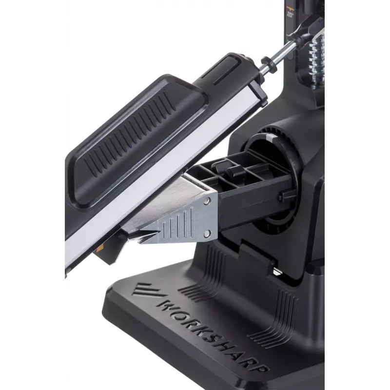 Messerschärfer Work Sharp Precision Adjust 09DX164 einstellbarer Winkel mit Keramik-Abziehstab, Diamantplatten, schwarz, 243,8×165,1×143,3 mm