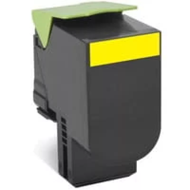Lexmark 80C2SYE Tonerkartusche 1 Stk. Original Gelb
