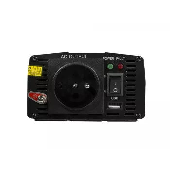 Wechselrichter Grün Cell INV14 300W DC 24V auf 230V mit USB, Typ-E-Steckdose, aktiver Kühlung