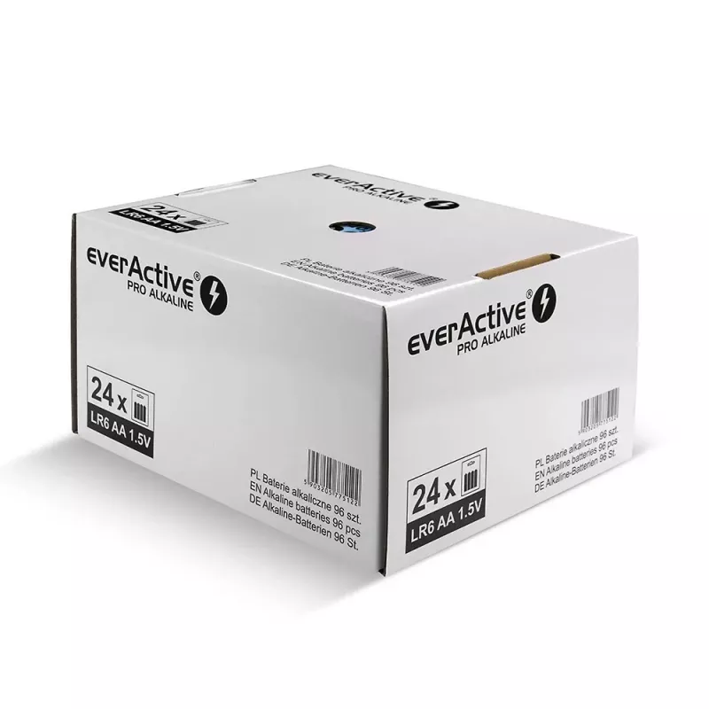 Alkaline-Batterien everActive LR64BLPADIS — 96 Stück, AA-Größe