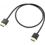 SpeaKa Professional HDMI-Verbindungskabel 0,50 m Audio Return Channel, vergoldete Steckkontakte Schwarz [1x HDMI-Stecker – 1x HDMI-Stecker] (SP-9070576)
