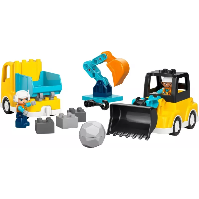 LEGO DUPLO 10475 3-in-1 Baustellenfahrzeuge