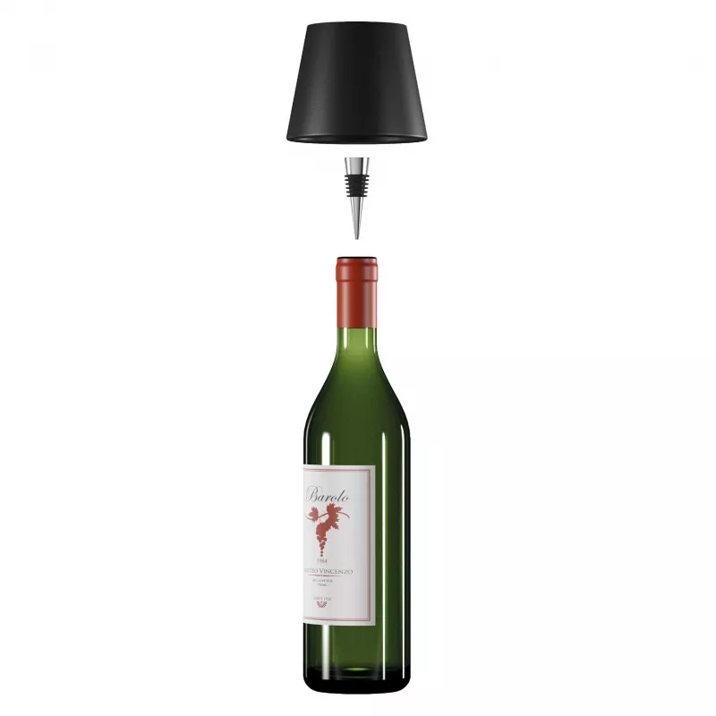 RealPower TableLight 360 3W LED-Tischleuchte Schwarz IP44