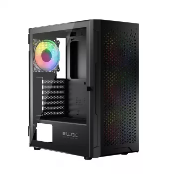 Logic ARAMIS ARGB MINIDI USB 3.0 Gehäuse Schwarz