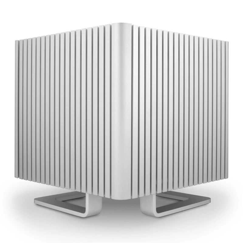 Streacom DB4 lüfterloses Cube-Gehäuse + Nano 120 Watt Netzteil - Silber