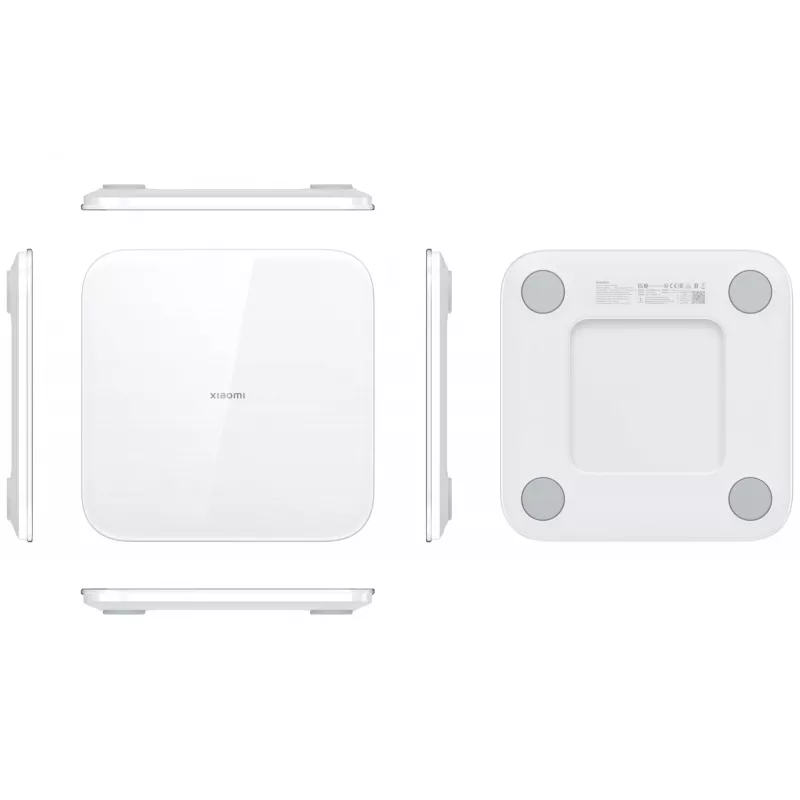 Elektronische Körperwaage Xiaomi Smart Scale S200 – max. 150 kg, Genauigkeit 50 g, 280×280×24,5 mm, weiß