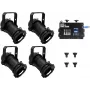 PAR-16 Spot-Set EUROLITE dim2warm EDX-4 DMX RDM LED-Dimmerpack (Modell 20000694)