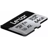 MicroSD-Karte Lexar 64 GB UHS-I Klasse 3 SILVER PLUS