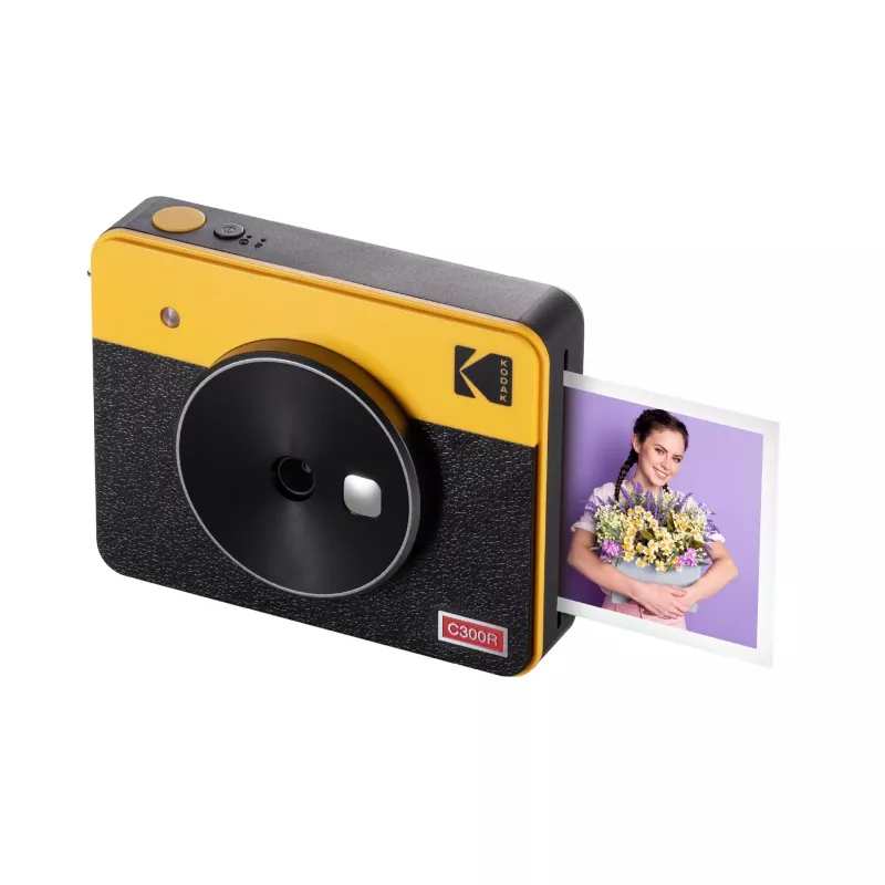 Sofortbildkamera Kodak Mini Shot 3 Retro C300R Gelb — Sofortdruck, kompaktes Design