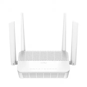 Tisch-Wi‑Fi‑6‑Router Cudy WR3000H — AX3000, Dualband 2,4/5 GHz, 2,5G-WAN, Gigabit-LAN (4 Ports)