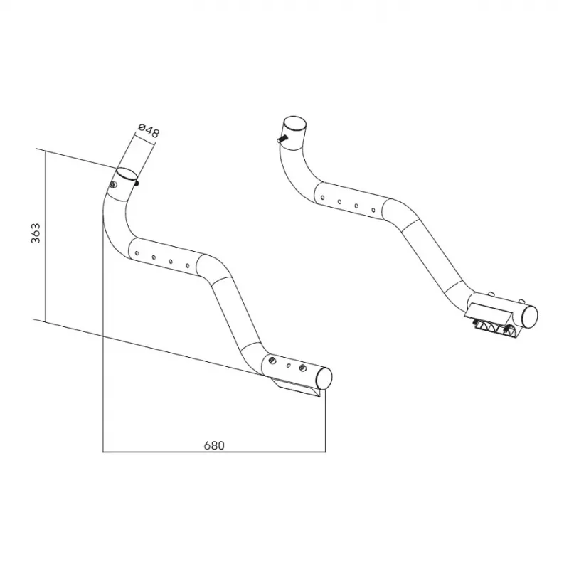 Oplite GTR S3/S8 Flight Stand Kit für Thrustmaster und Logitech Peripheriegeräte