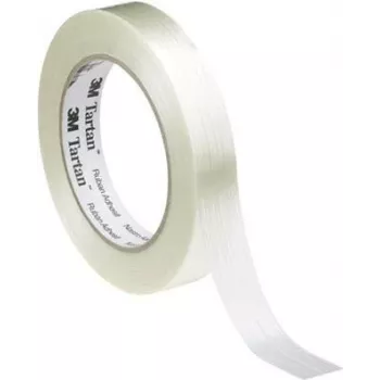 Filamentband 3M Tartan KT-0000-4031-3, 50 m x 19 mm, transparent, biaxial