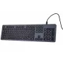 Kabelgebundene Tastatur CK-400 schwarz-grau