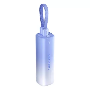 Tragbare Powerbank Vention FHWL0 5000 mAh, blau, 1x USB Typ-C, LED-Anzeigen