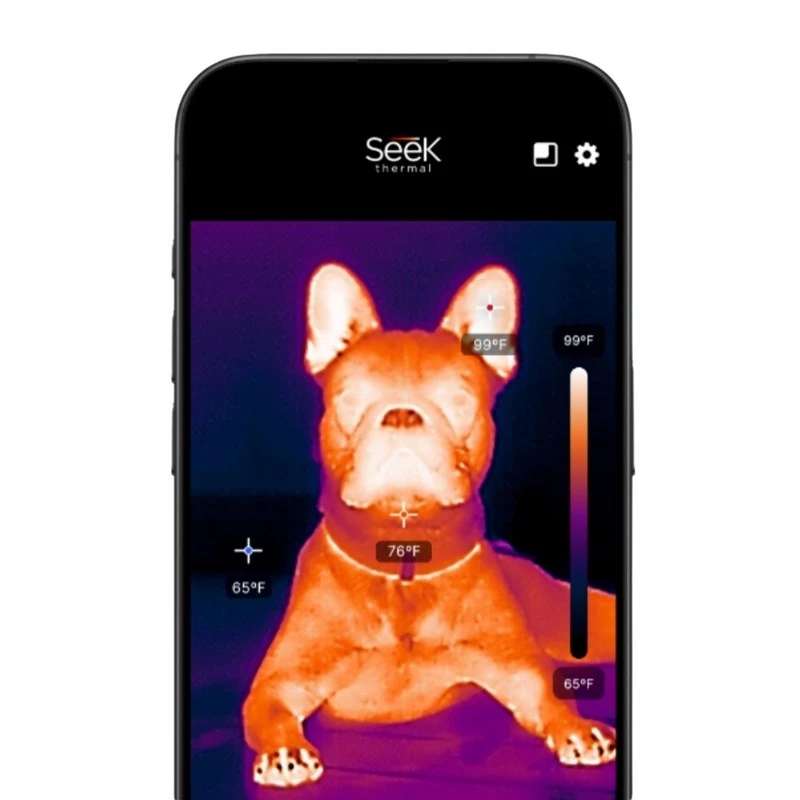 Wärmebildkamera Seek Thermal CQ-DBAX, Wärmebildmodul 320×240 px, NETD 35 mK, -20–330 °C, 25 Hz