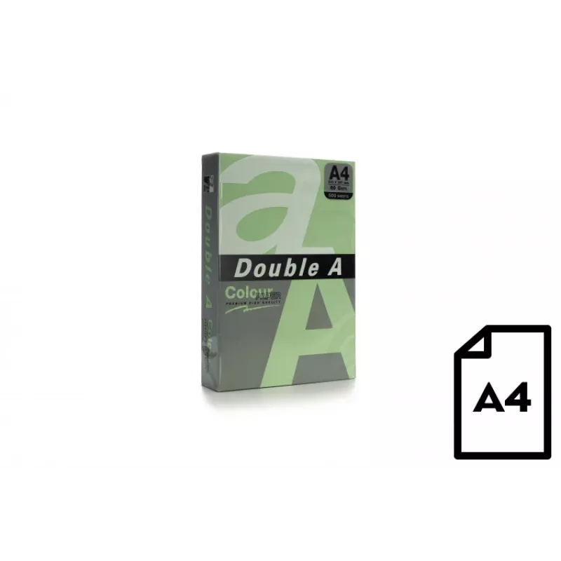 Farbpapier Double A, 80 g, A4, 500 Blatt, Emerald