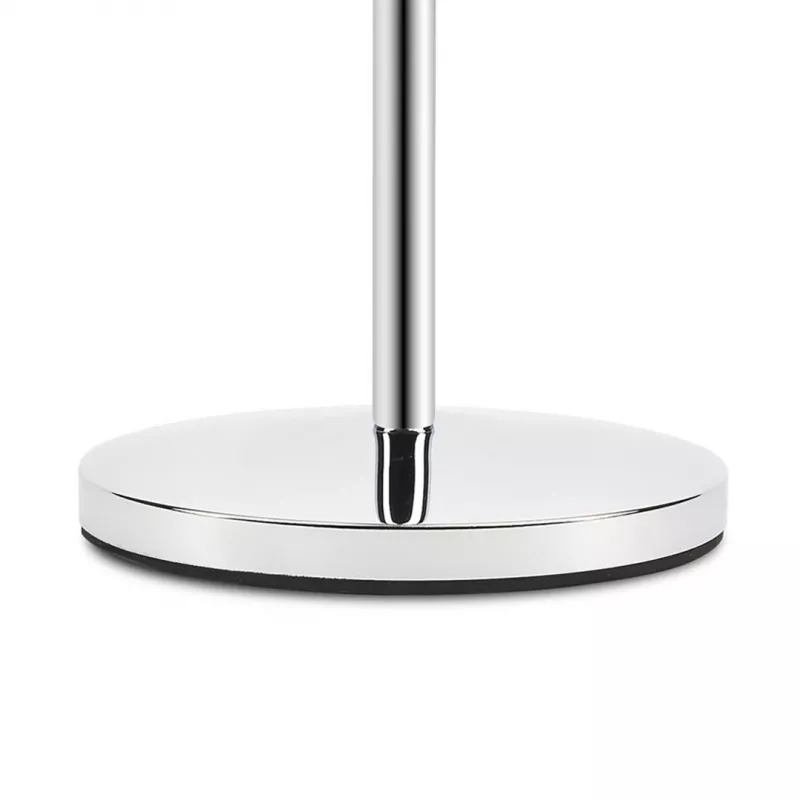 Freistehender Kosmetikspiegel Girmi BE02 – rund, Edelstahl, LED-Touch-Steuerung, 1x/3x Vergrößerung, USB-C wiederaufladbar (1000 mAh)
