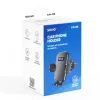 Phone Grip SAVIO CH-05, schwarz – strapazierfähiges Schutzzubehör für Mobiltelefone