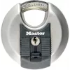 Discus-Vorhängeschloss MASTER LOCK 70 mm Excell Edelstahl, abgedeckter Bügel, verschiedenschließend