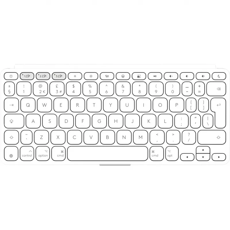 Logitech Keys-To-Go 2 Tastatur Universal Bluetooth QWERTY US International Weiß