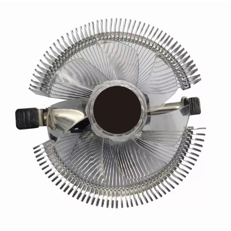 Luftkühler Gembird CPU-HURACAN-X40 — 90-mm-Lüfter, 800–1600 U/min, LGA-775-Unterstützung, transparent