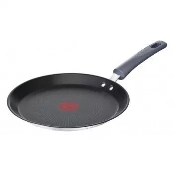 Crêpe-Pfanne Tefal Daily Cook G7313855, 25 cm, antihaftbeschichtet, Edelstahlboden, Bakelit-Griff, Thermo-Signal