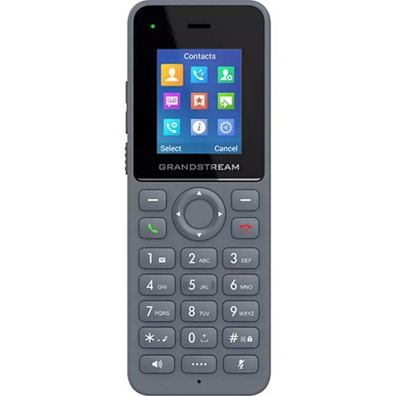 IP-Telefon Grandstream DP725 Funkhandset, grau, 1,8 Zoll TFT-Display, 20 Leitungen, Li-Ion 1500 mAh