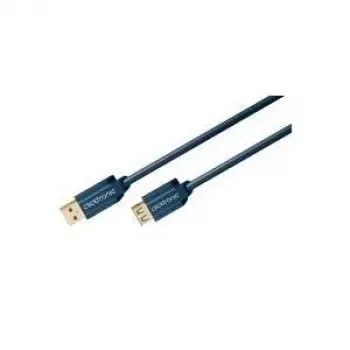 ClickTronic 3m USB 3.0 A/A m/f 3m USB A USB A Blau USB-Kabel (70120)