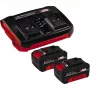 Battery Charger Kit Einhell 2x 4.0Ah Twincharger AC LED