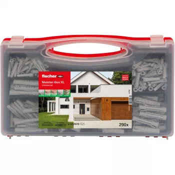 fischer 577159 Meister-Box XL Dübel-Sortimentsbox 290 Stück (577159)