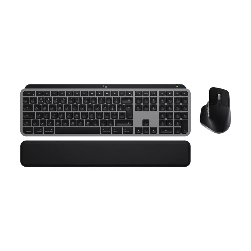 Logitech Master Series MX Keys S Combo für Mac – hintergrundbeleuchtet – kabellos (920-012845)