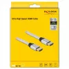 HDMI-Kabel DeLOCK Ultra High Speed 48 Gbps 8K 60 Hz Silber 3 m
