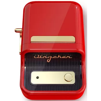 Etikettendrucker NIIMBOT B21S Rot — kompakter Thermo-Bluetooth-Drucker, 50 mm Druckbreite, 60 mm/s, 1200 mAh Akku