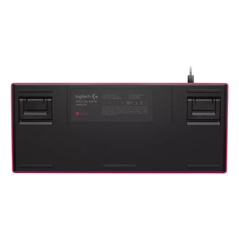 Gaming-Tastatur Logitech G 920-013249 USB AZERTY French Pink Tenkeyless