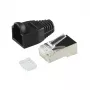Drahtverbinder RJ45 LogiLink MP0022 Schwarz Transparent