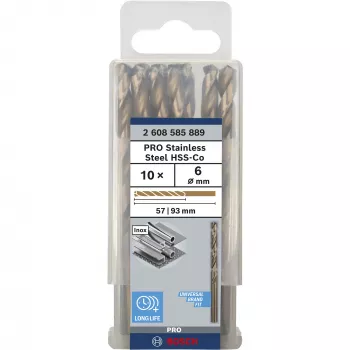 Bohrer-Set Bosch HSS Twist Drill Bits Cobalt, Modell 2608585889