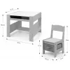 Kindermöbelset Milly Mally Sven Grau 5489 — kompaktes Set in Grau