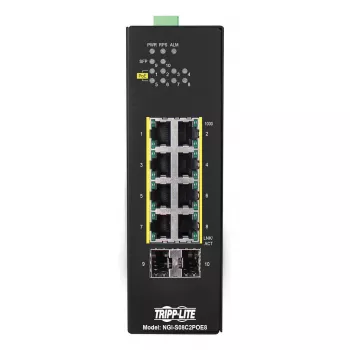 Tripp Lite NGI-S08C2POE8 Netzwerk-Switch Managed Gigabit Ethernet (10/100/1000) Power over Ethernet (PoE) Schwarz (NGI-S08C2POE8)