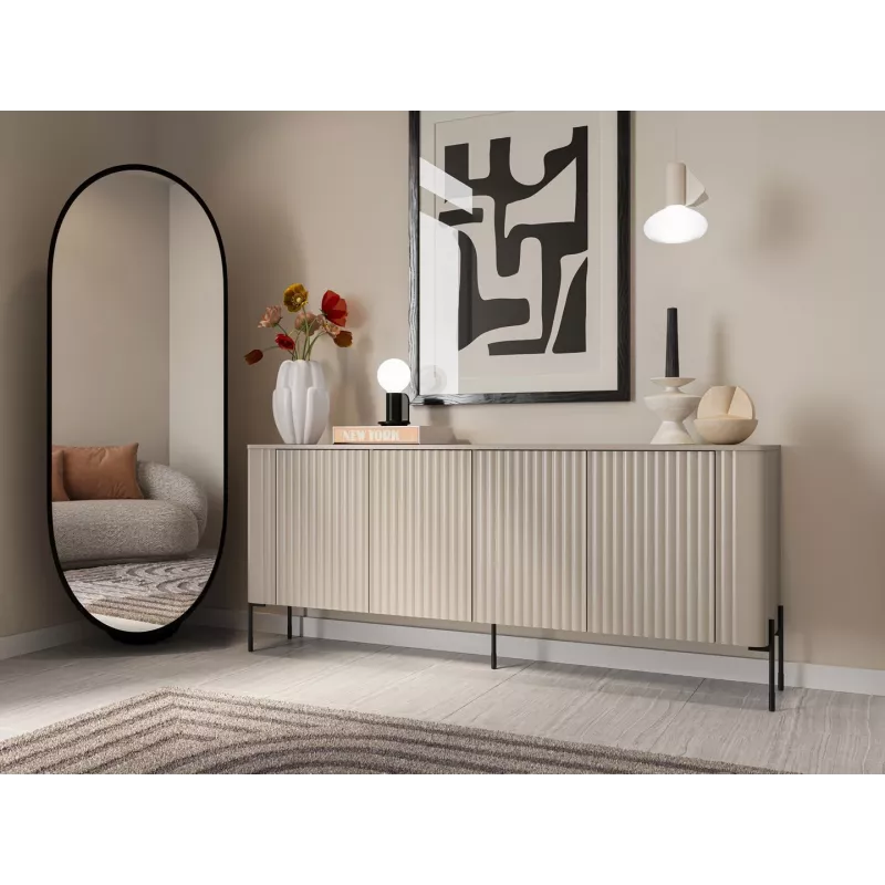 Cama VERA Kommode 190x40x80 Kaschmir matt