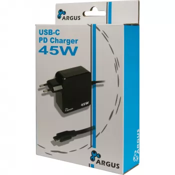 Ladegerät Inter-Tech PD-2045 Universal Schwarz AC für den Innenbereich 20V USB-C