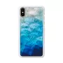 Smartphone-Hülle iKins für iPhone XS/S blue lake white